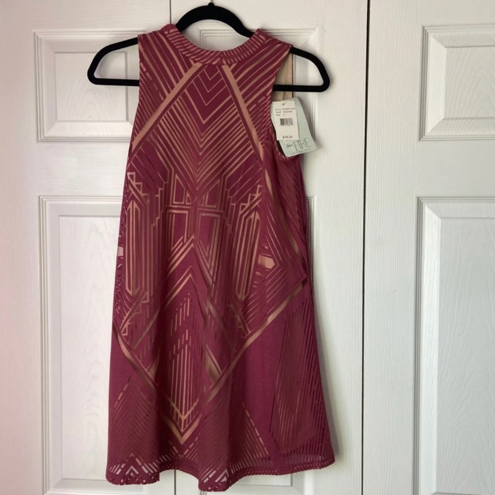 Pink love flower dress